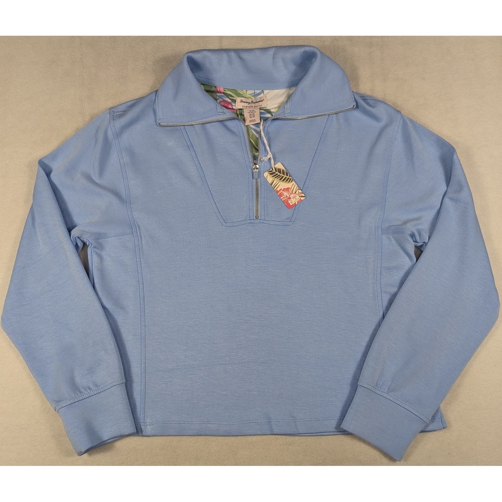 NEW Tommy Bahama Everyday Active Womens XS Blue Quarter Zip Pullover Skort Set - Picture 2 of 8